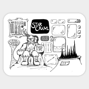 Star Crawl Witness Sticker